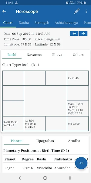 JyotishApp - Astrology Jyotish Screenshot 1