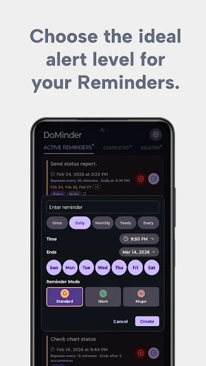 DoMinder: Simple Reminders Screenshot 2