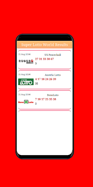 Lotto World Results Screenshot 3