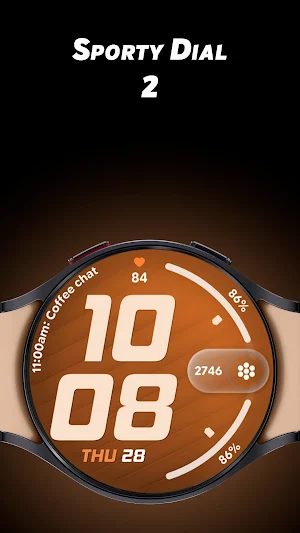 Sporty Dial 2 - Watch face Screenshot 0