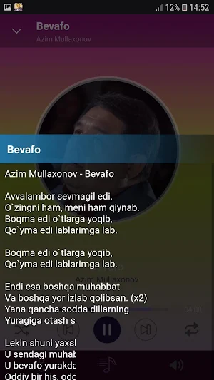 Azim Mullaxonov qo'shiqlari Screenshot 1