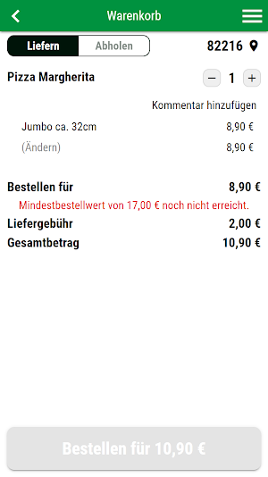 Pizza Express Fürstenfeldbruck Screenshot 1