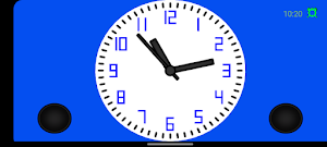 Analog alarm clock hfaz Screenshot 1
