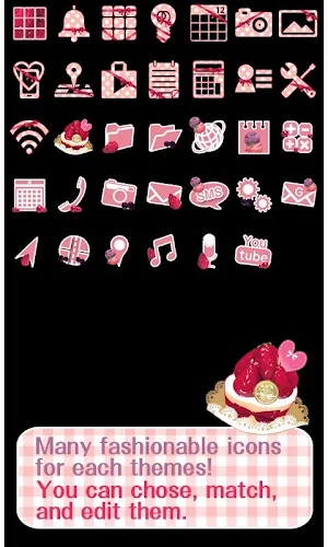 Strawberry Picnic Theme +HOME Screenshot 3