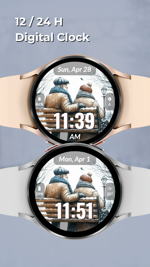 EXD032: Wholesome Watch Face Screenshot 1