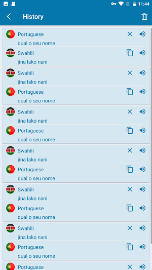 Portuguese Swahili Translation screenshot 5