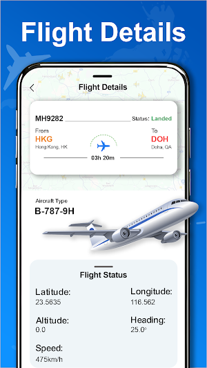 Live Flight Tracker Radar Screenshot 1