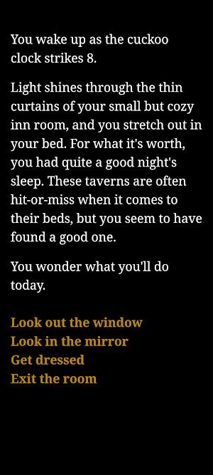 Like Clockwork: Text Adventure Screenshot 0