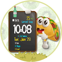 Taco Chef Animated Watch Face