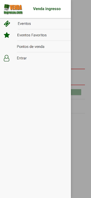 Venda Ingresso Screenshot 1