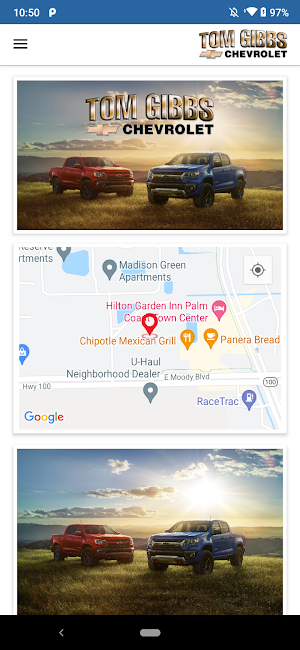 TOM GIBBS AUTO Screenshot 1