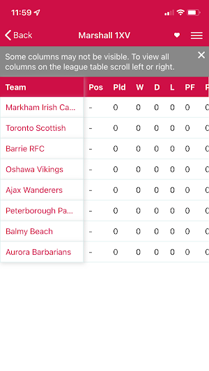 Rugby Ontario Screenshot 0