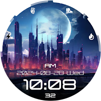 Sci-Fi City Futuristic Face