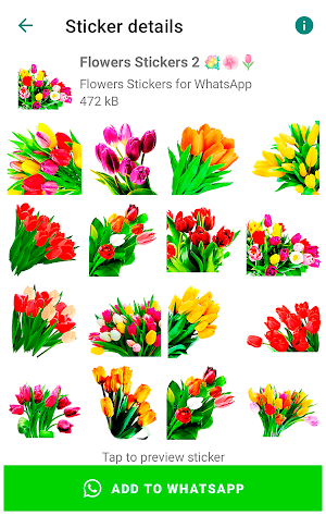 Flowers Stickers for WhatsApp Screenshot 1