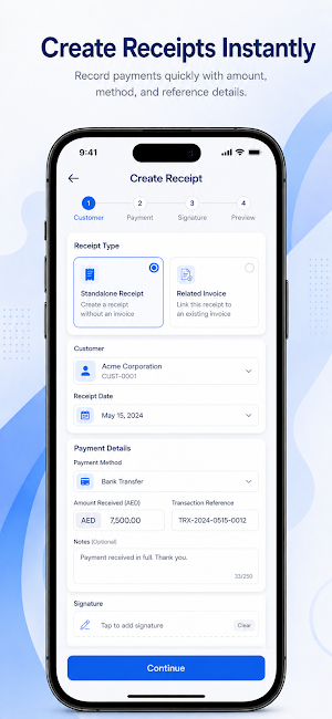 ALFNR Invoice+ Screenshot 3