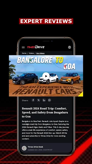 Times Drive: Car & Bike News Screenshot 3