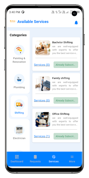 Bubaa Services Provider Screenshot 2