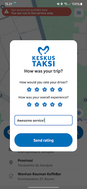 Keskustaksi Screenshot 3