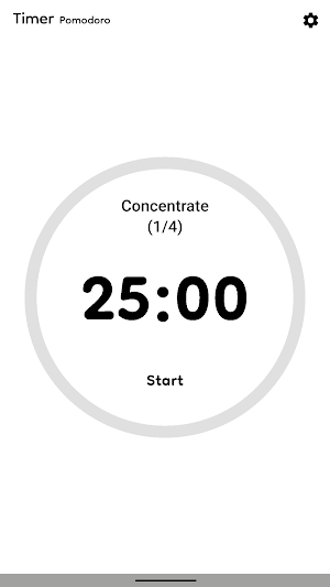 Minimal Timer Pomodoro Screenshot 0