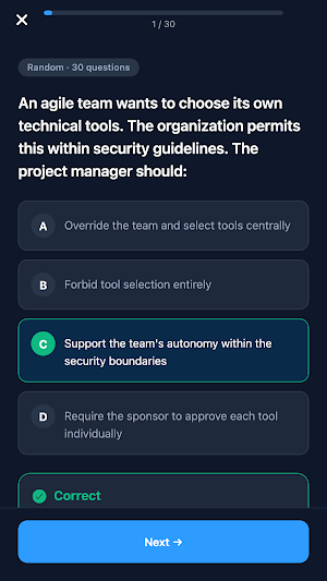 PMP Exam Prep Screenshot 3