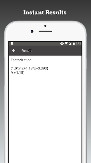 Polynomial Factorization Screenshot 2