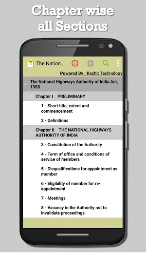 National Highways Authority of India Act, 1988 Screenshot 1