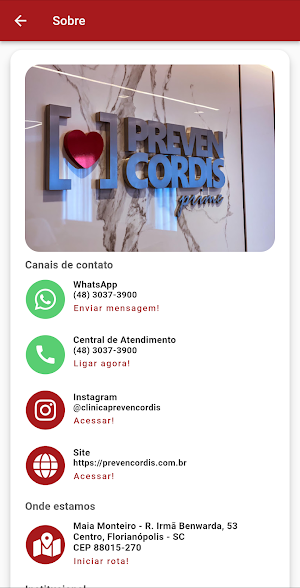 Clínica Prevencordis Screenshot 1
