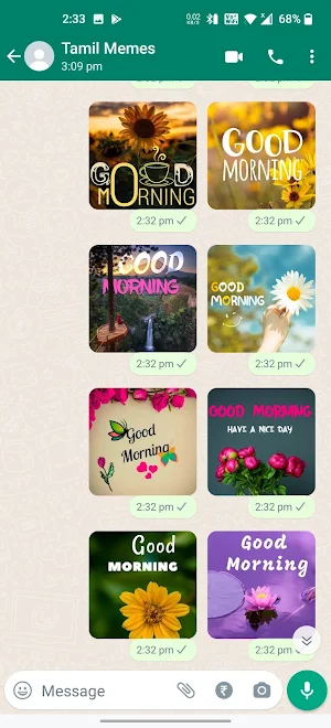 Good Morning Stickers Screenshot 3