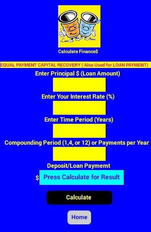 Phone Financial Calculator Screenshot 1