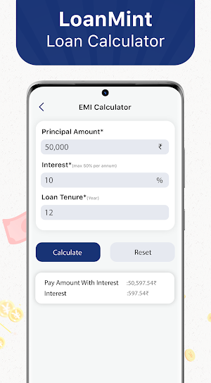 LoanMint : Loan EMI Calculator Screenshot 2