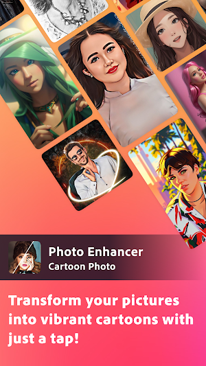 Photo Enhancer: Cartoon Photo Screenshot 0