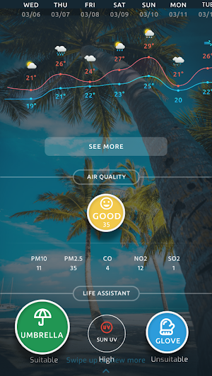 App Weather - Weather Underground App for Android Screenshot 1