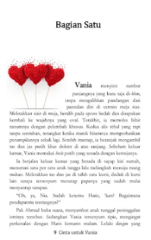 Cinta Untuk Vania - Novel Screenshot 1