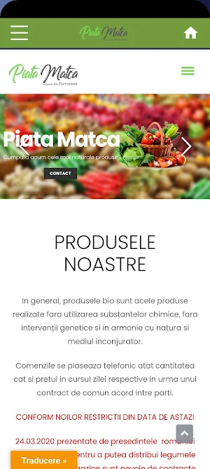 Piata Matca - Legume Romanesti Screenshot 1
