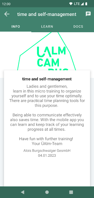 ÜAlm Campus Screenshot 1
