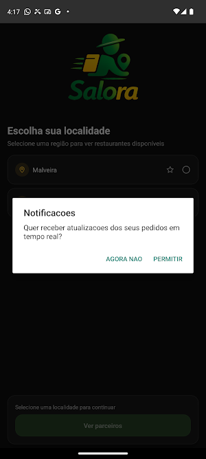 Salora Delivery Screenshot 1
