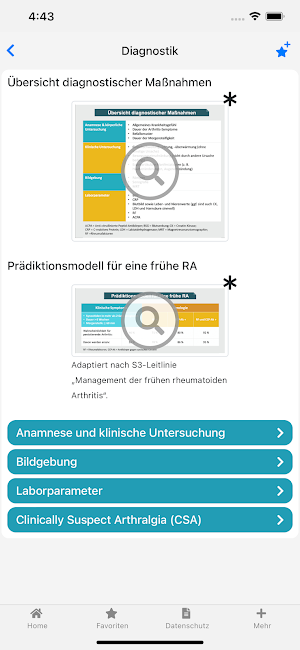 Rheuma+ immunowissen Screenshot 1