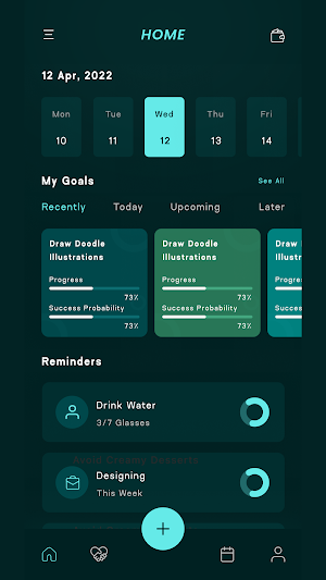 N:0W Goals App Screenshot 2