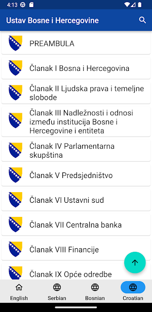 Constitution of Bosnia Screenshot 3