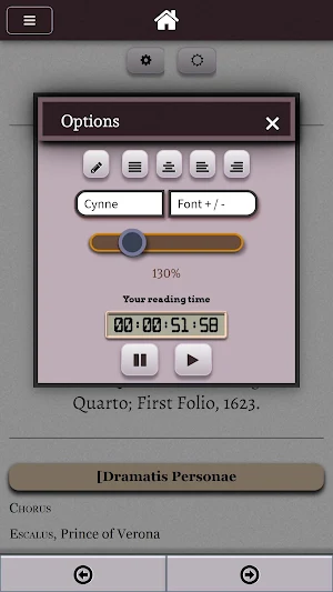 Romeo and Juliet by Shakespeare Screenshot 1