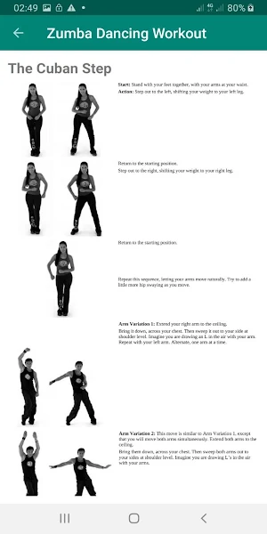 Zumba Dancing Workout Screenshot 2
