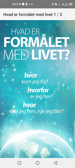 Hvad er formålet med livet Screenshot 0