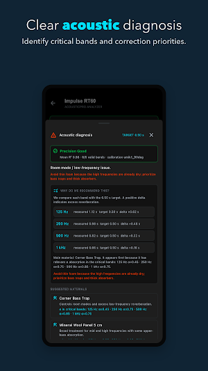 AcousticPro SPL RTA Meter Screenshot 3
