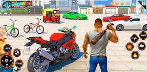 Gangster City bike driver vice Screenshot 0