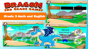 3rd Grade Dragon Kids Games Screenshot 1
