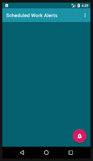 Work Alert Screenshot 1