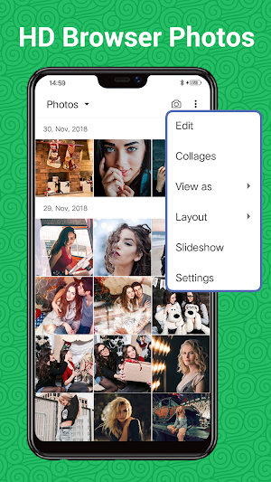 Photo Gallery HD & Editor Screenshot 1