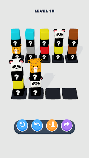 Stack Sort : Color Cube Puzzle Screenshot 3