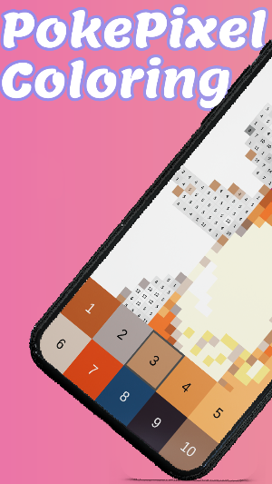 Pokepixel Color By Number -Poke Coloring Pixel Art Screenshot 0