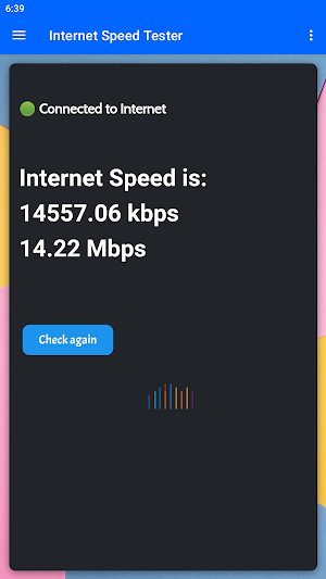 Internet Speed Tester Screenshot 2